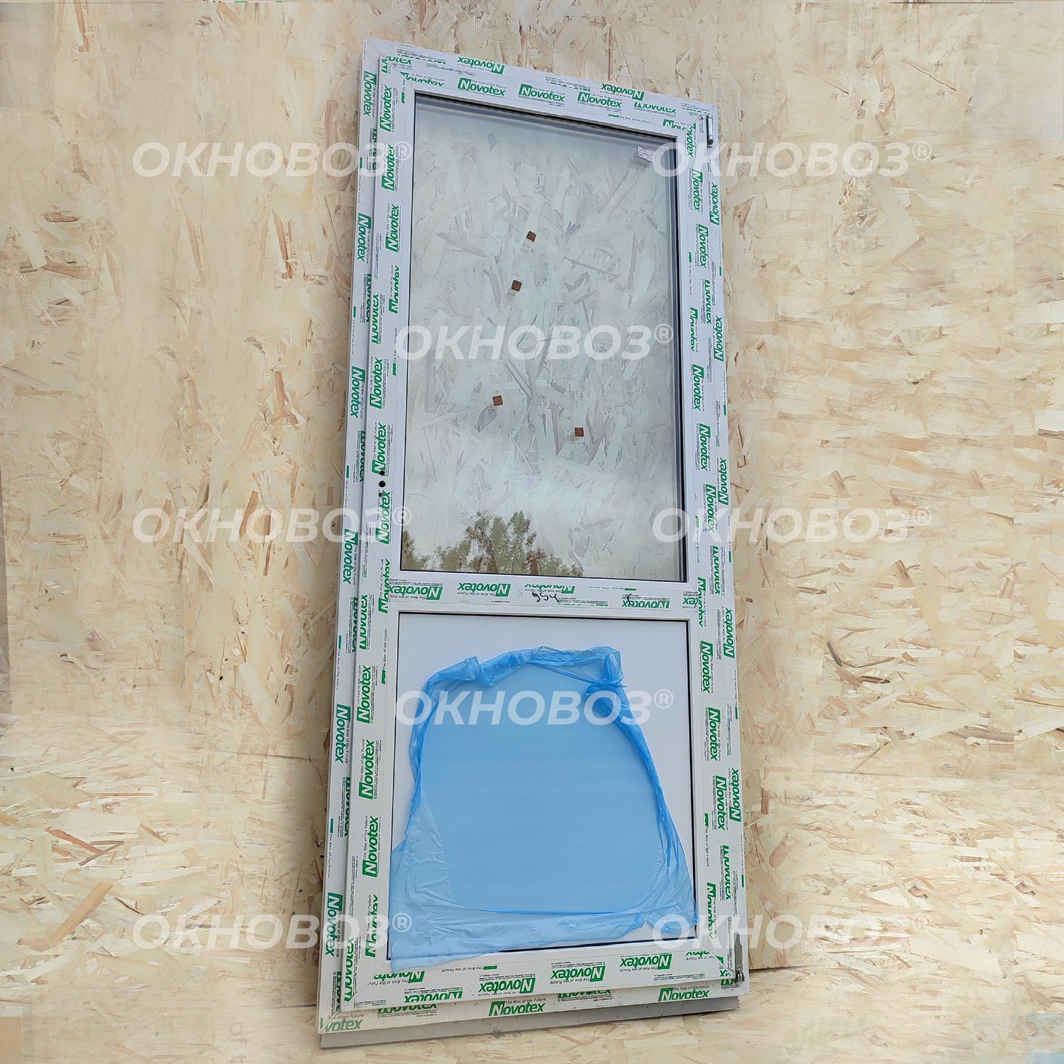 Дверь ПВХ готовая 190х80 см (правая)